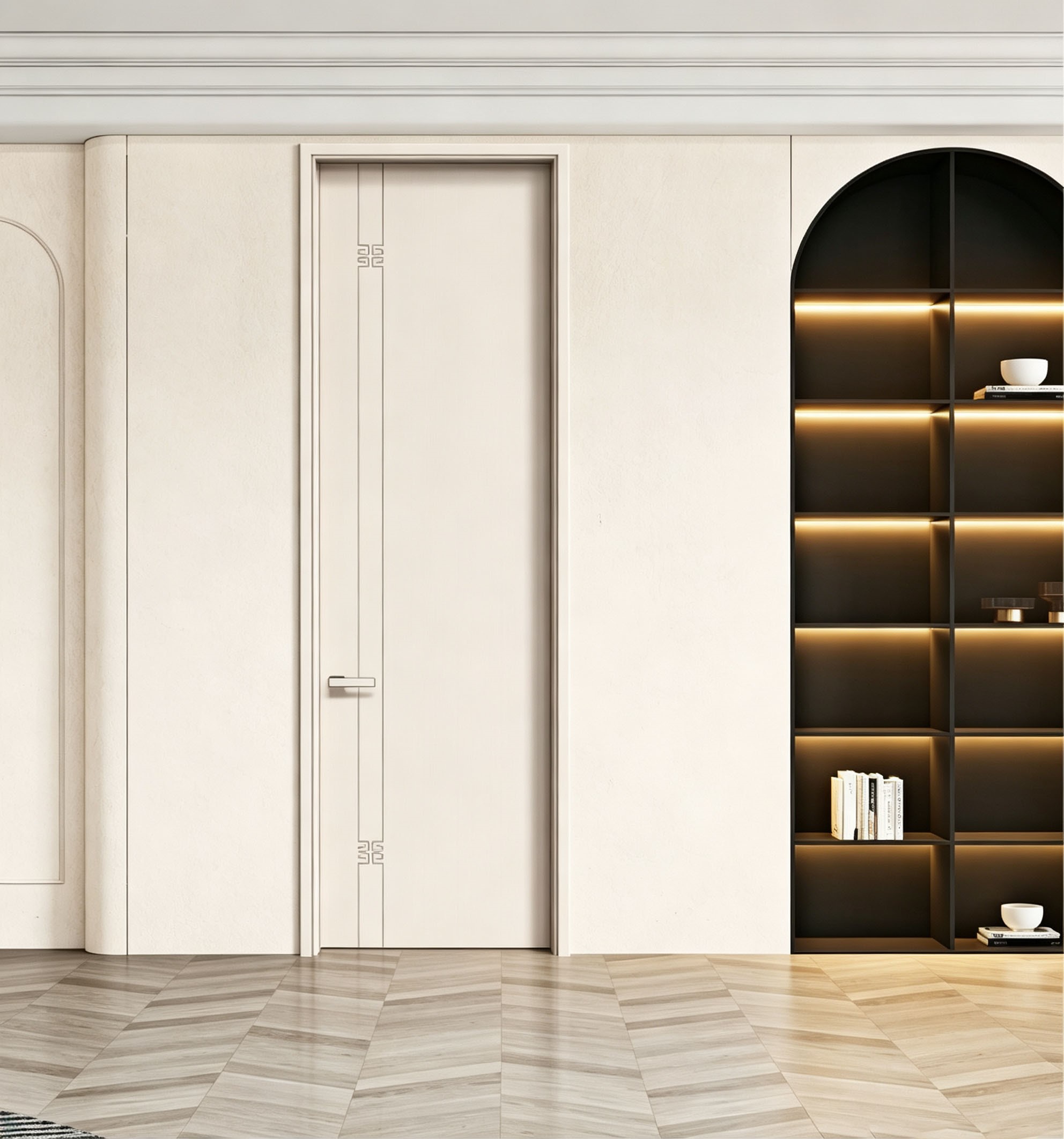 Biomimetic Wood Veneer Door